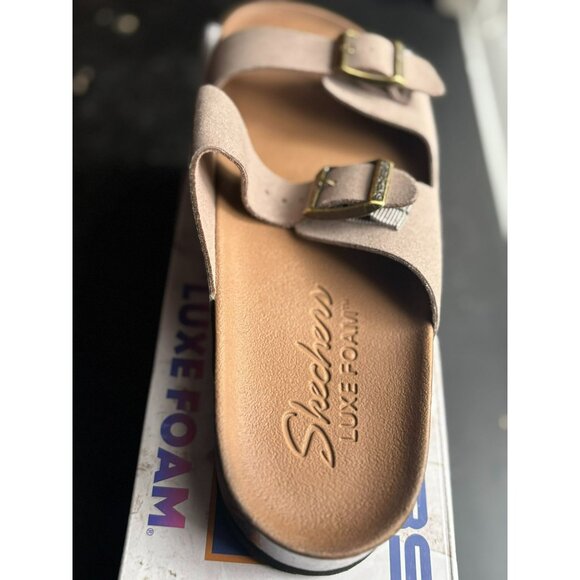 RIGHT FOOT ONLY Skechers Luxe Foam Relaxed Fit Sandals Double Buckle AMPUTEE - Picture 3 of 4